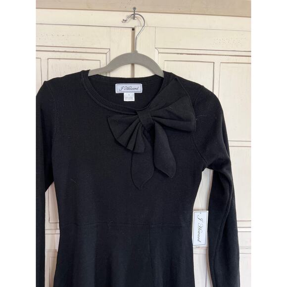 NWT Jessica Howard size small black knit sweater dress - Picture 2 of 4